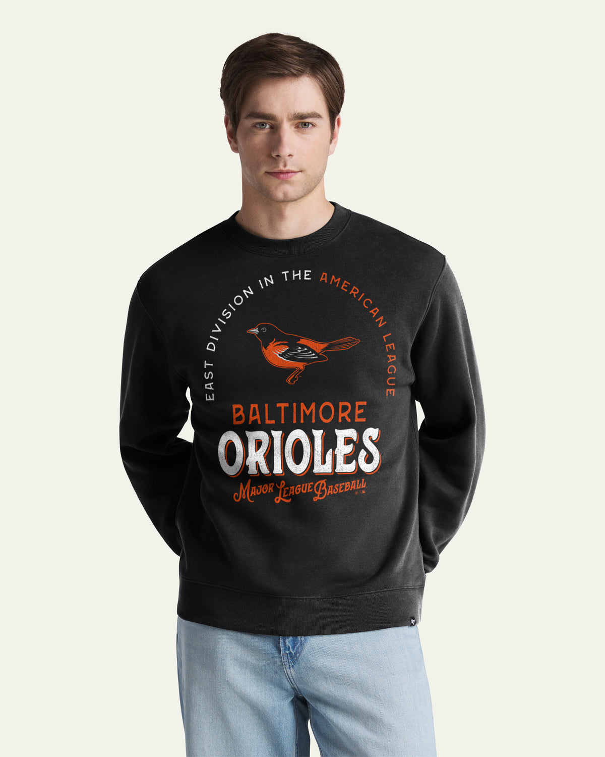 47-everyday-crew-baltimore-orioles-sweatshirt-schwarz image 1