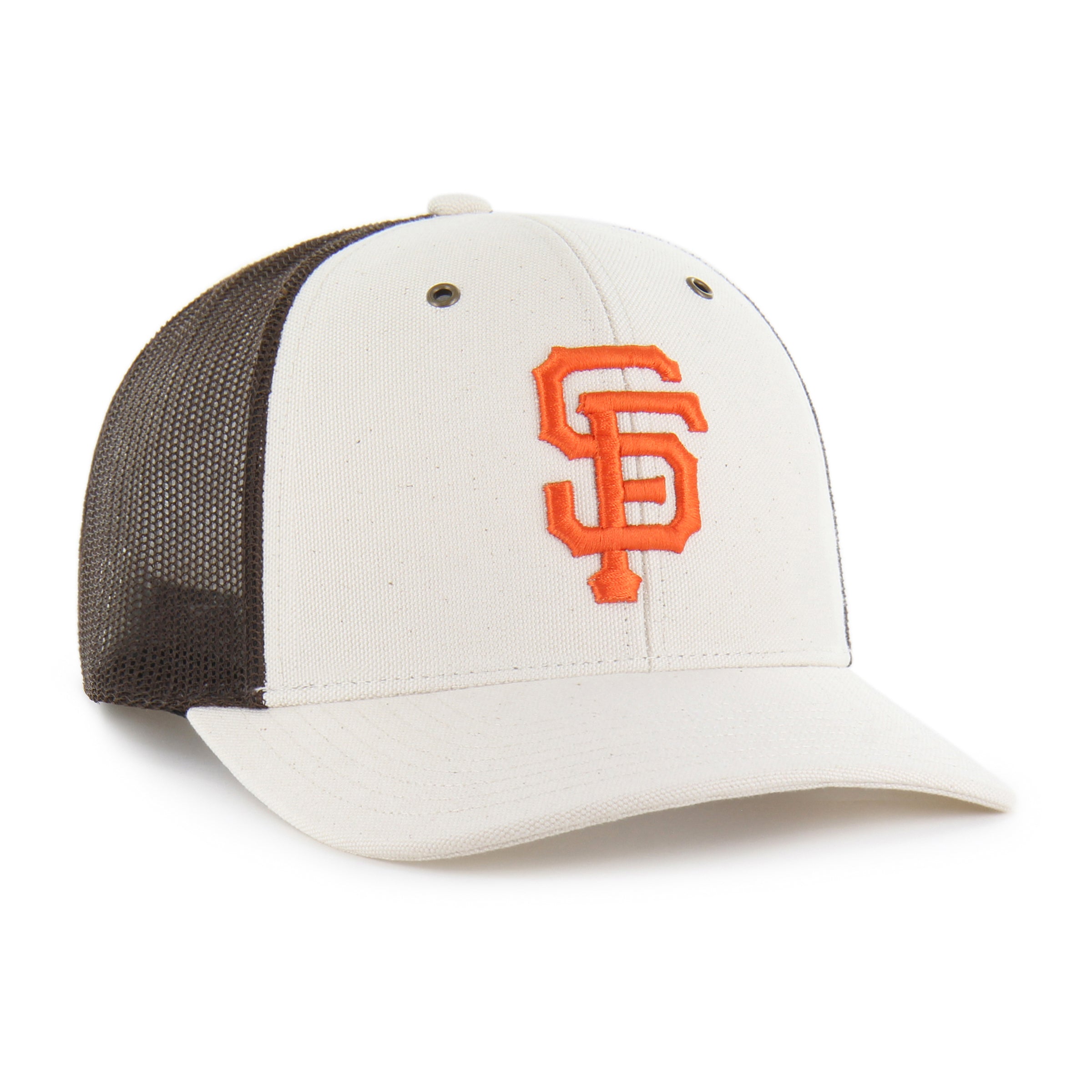 47-brand-47-trucker-cap-san-francisco-giants-natural-snapback image 4