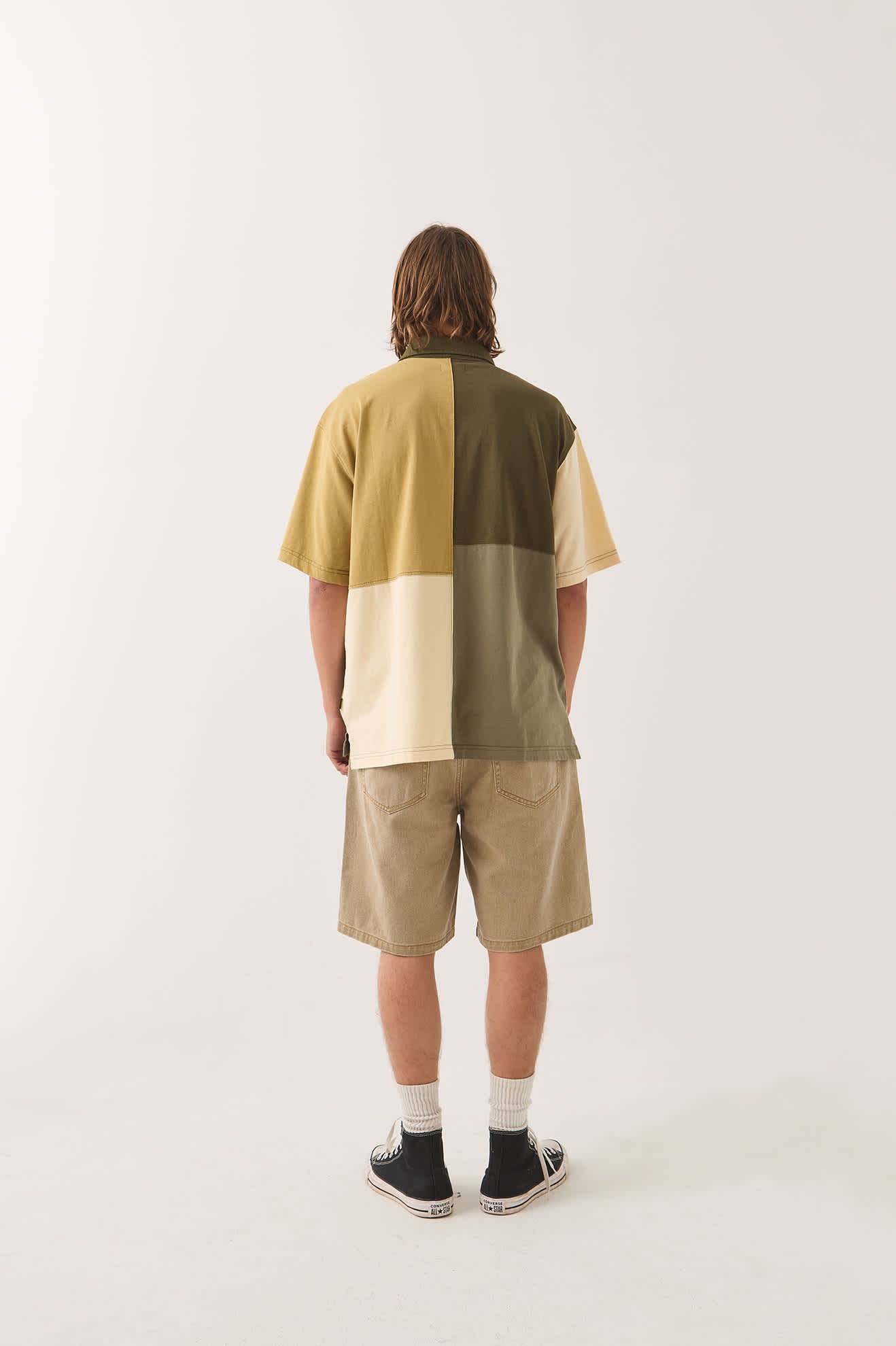 brixton-deco-relaxed-polo-poloshirt-tonal-color-block-baumwolle image 3