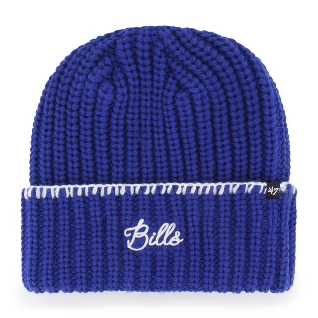 47-brand-buffalo-bills-blanket-stitch-cuff-knit-beanie-royal image 1