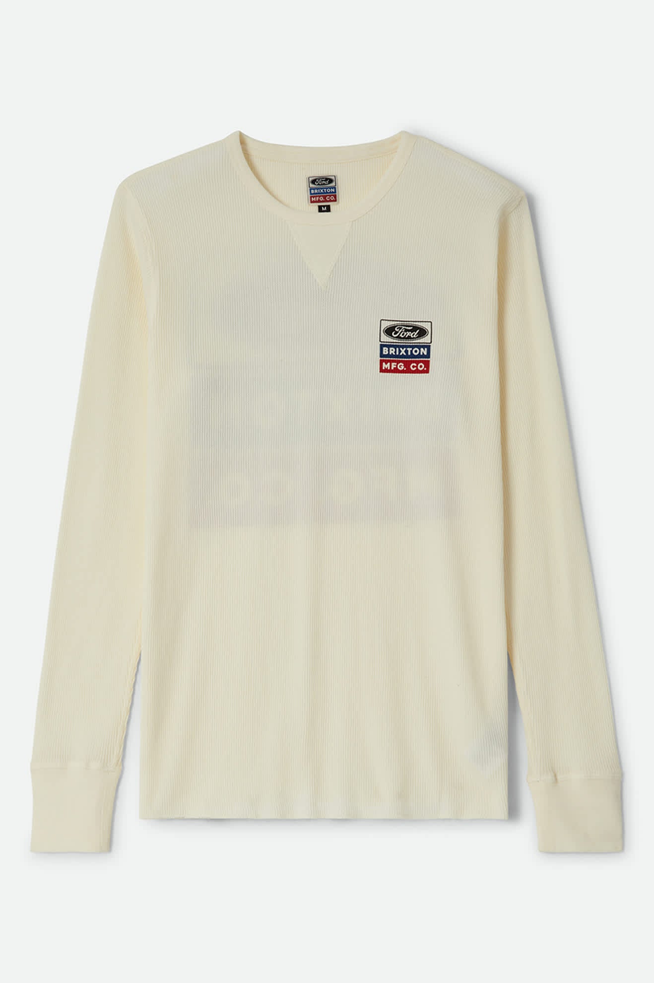 brixton-ford-service-waffle-shirt-wimbledon-white-herren image 1