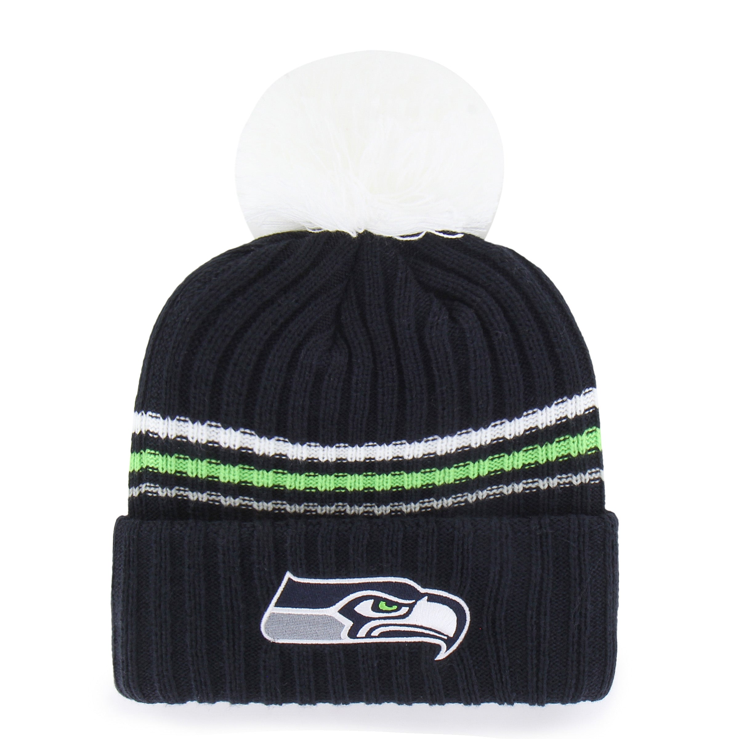 47-cuff-knit-seahawks-beanie-navy-damen image 2