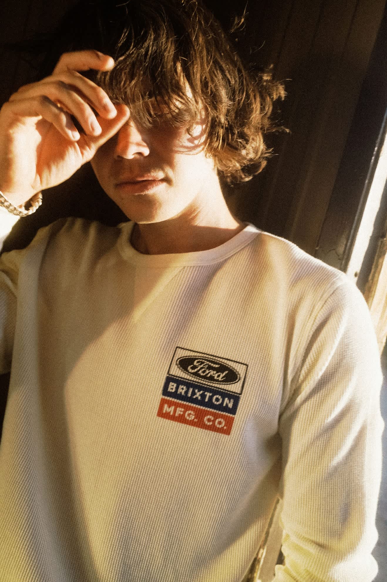brixton-ford-service-waffle-shirt-wimbledon-white-herren image 6