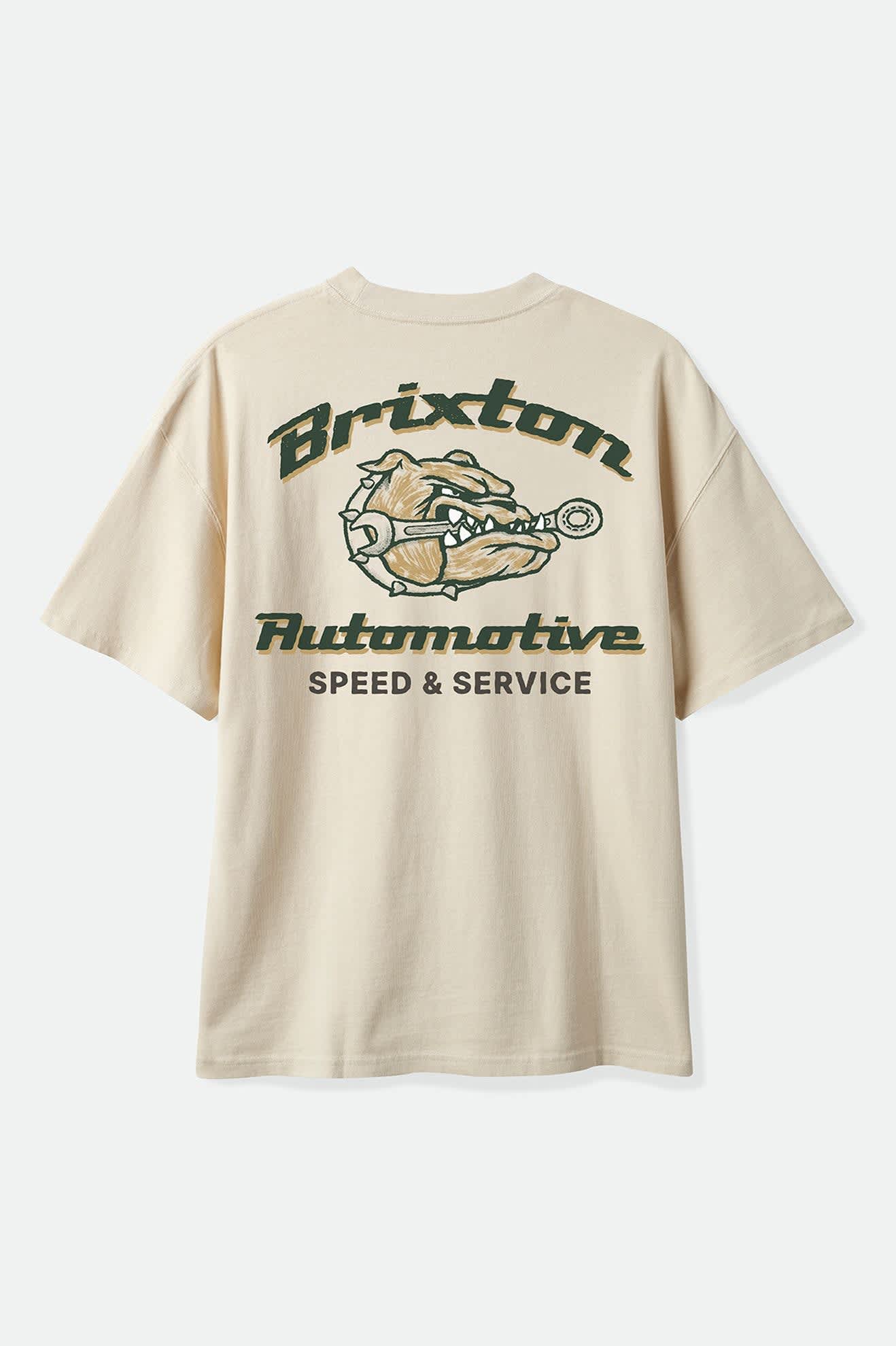 brixton-brewster-oversized-t-shirt-cream-baumwolle image 2