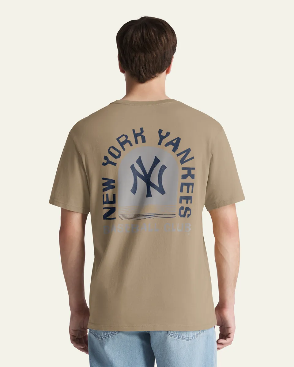 47-brand-foundation-tee-yankees-t-shirt-herren-khaki image 1