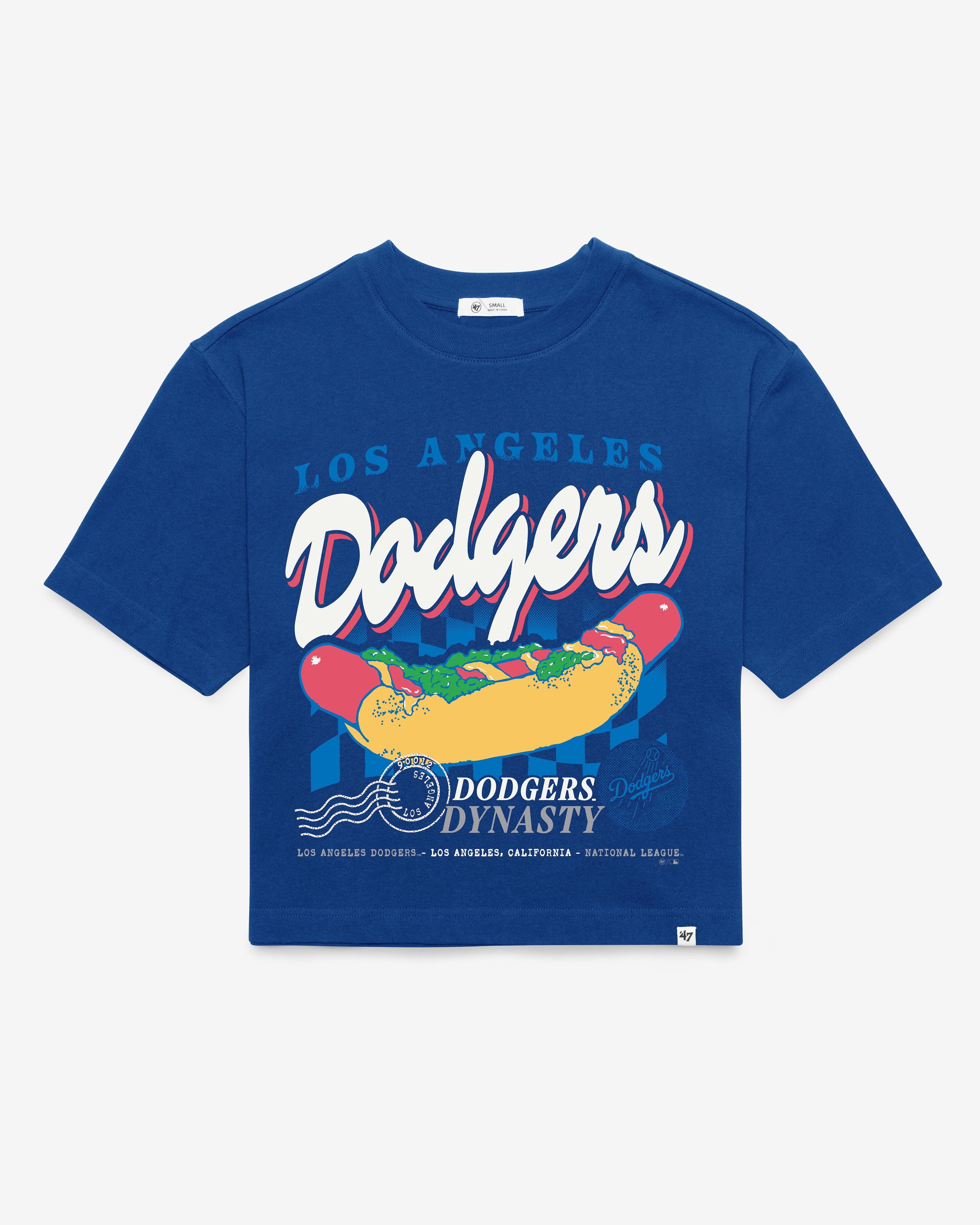 47-foundation-reed-city-tee-dodgers-t-shirt-damen-royal image 1