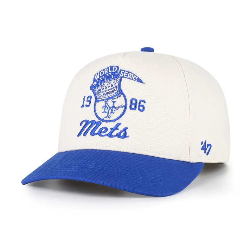 47-hitch-new-york-mets-cooperstown-crown-ball-cap-natural image 1