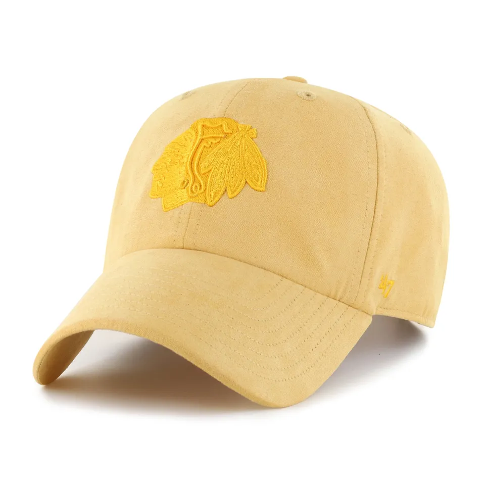 47-clean-up-chicago-blackhawks-suede-cap-gold image 1