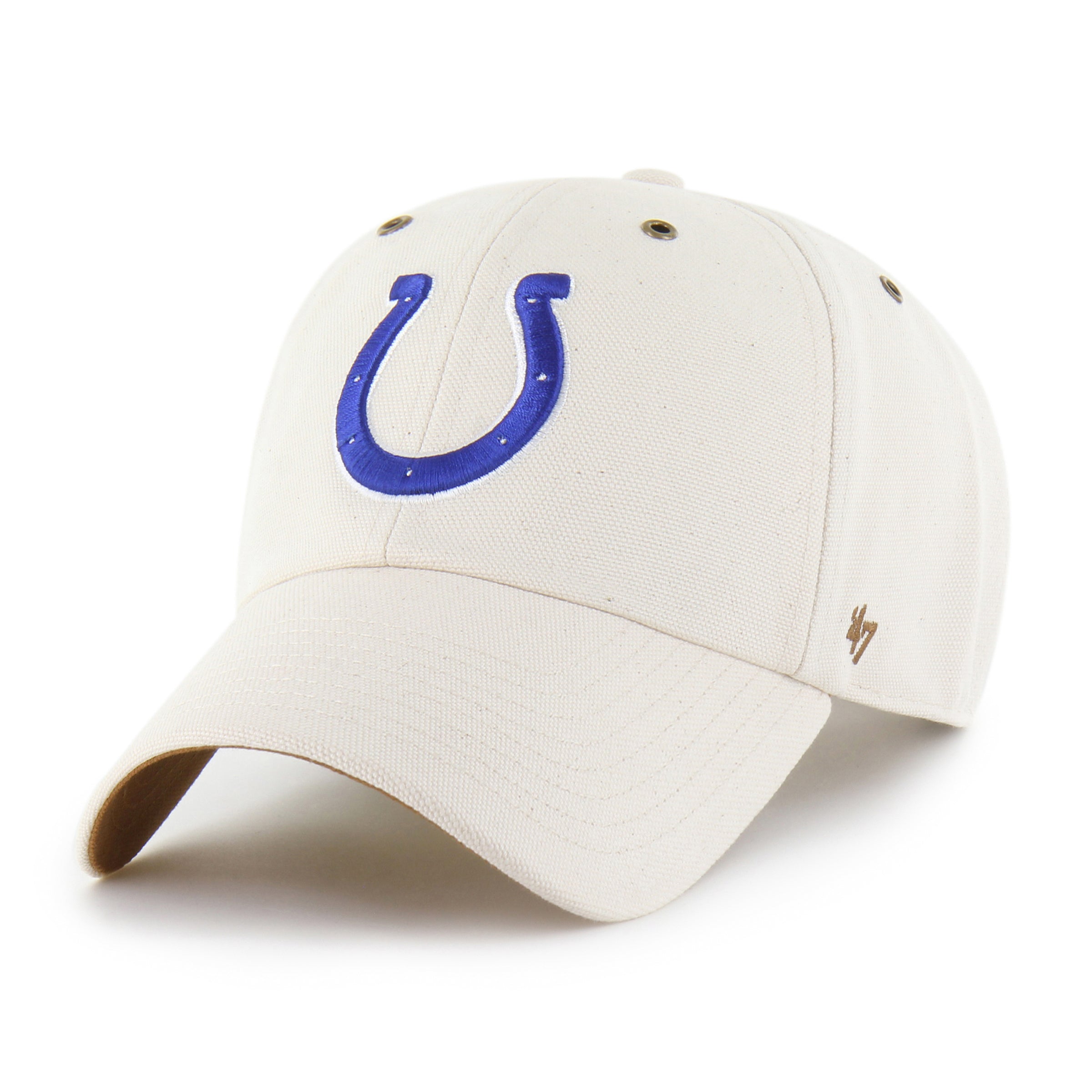 47-brand-clean-up-indianapolis-colts-cap-natural-osf-strapback image 1