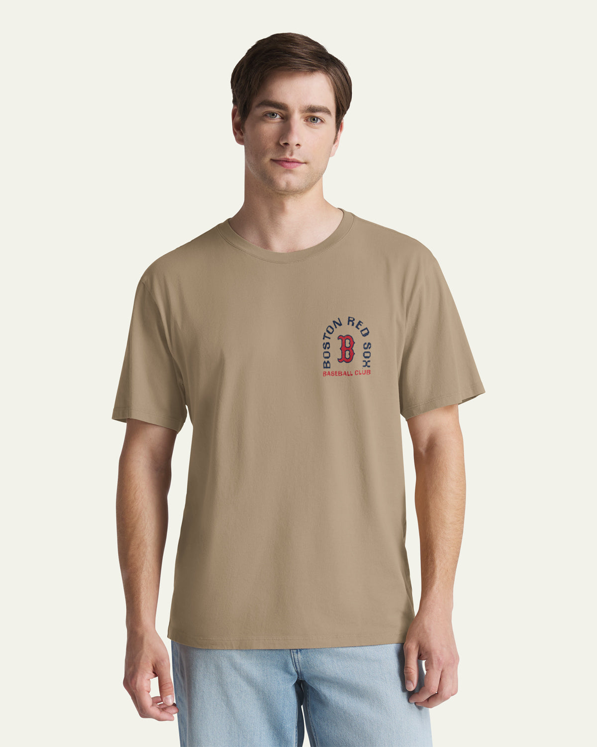 47-everyday-boston-red-sox-t-shirt-herren-khaki image 2