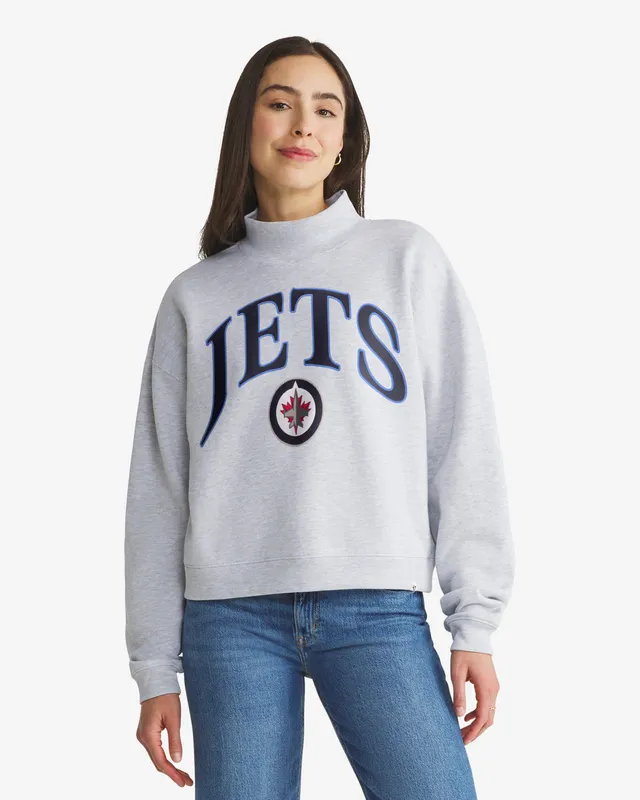 47-brand-jets-vantage-mock-neck-sweatshirt-grau-damen image 1