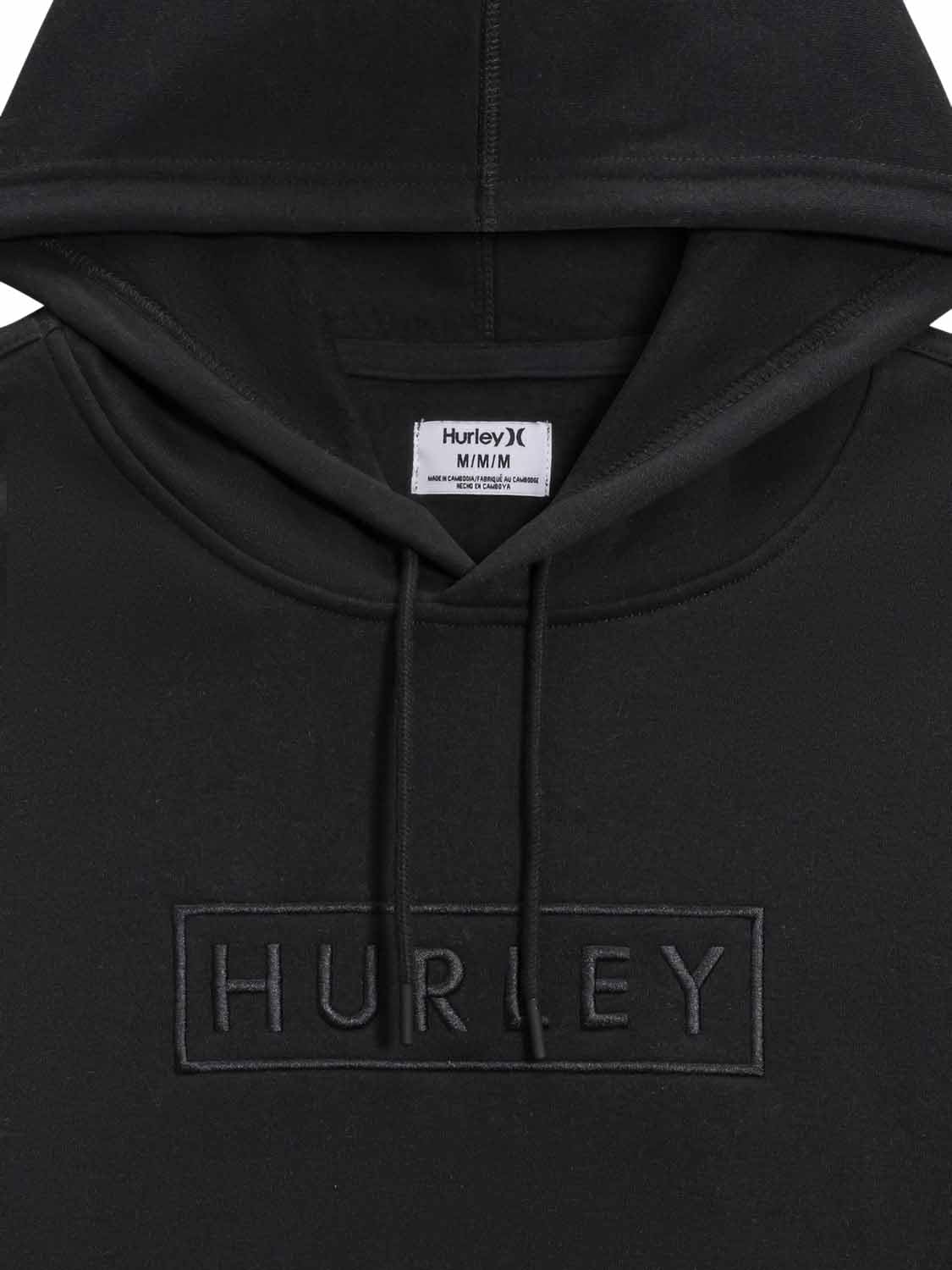 hurley-boxed-logo-fleece-hoodie-herren-kapuzenpullover-gr-s image 6