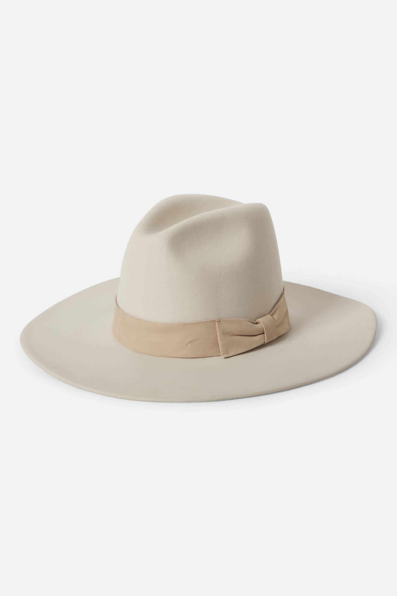 brixton-layton-comfort-fedora-filzhut-dove-sand-wolle image 1