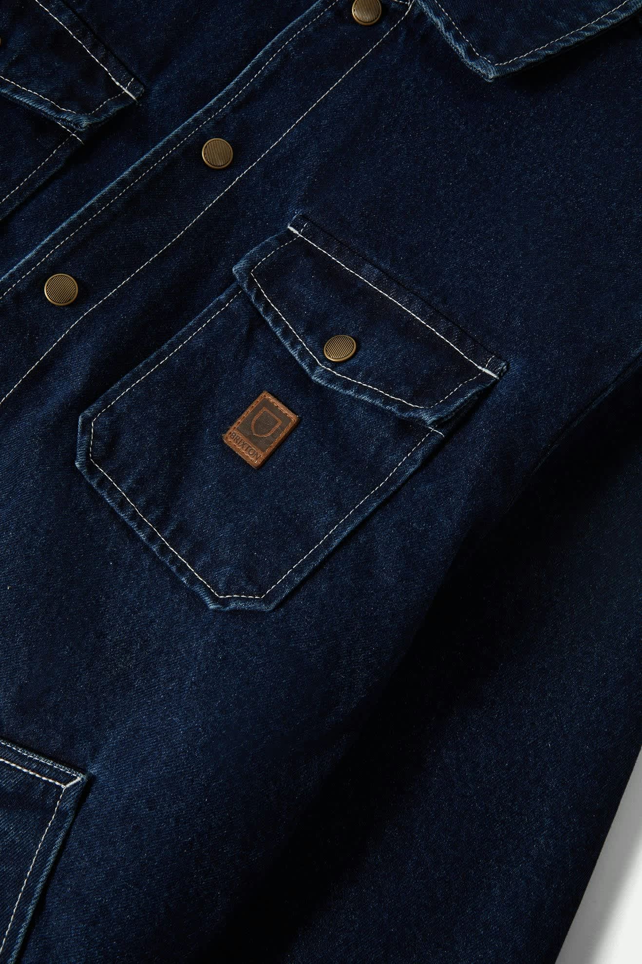 brixton-durham-sherpa-jacke-medium-wash-denim image 5