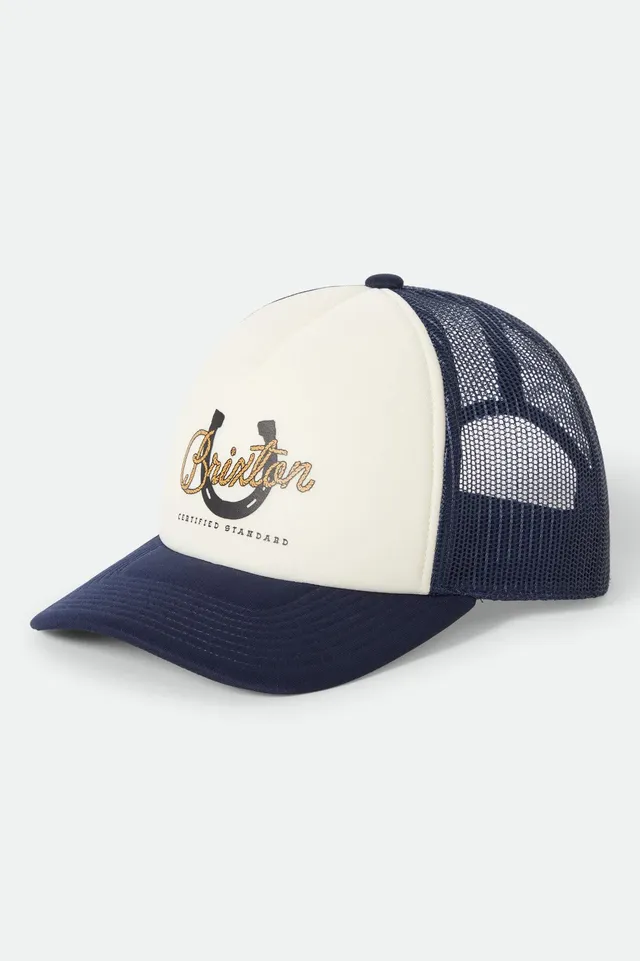 brixton-horseshoe-trucker-cap-washed-navy-verstellbar image 1