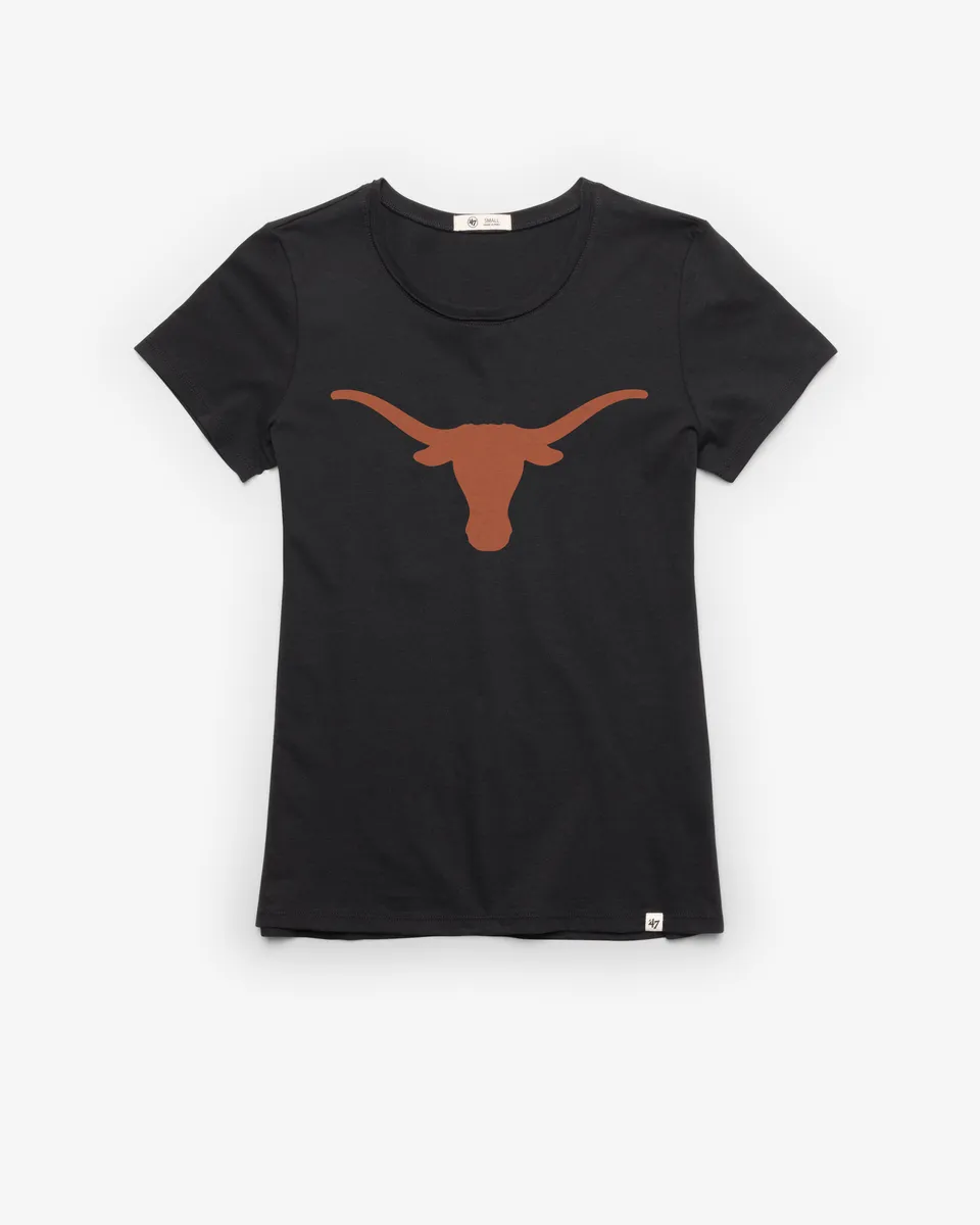 47-foundation-texas-longhorns-frankie-tee-schwarz-damen image 1
