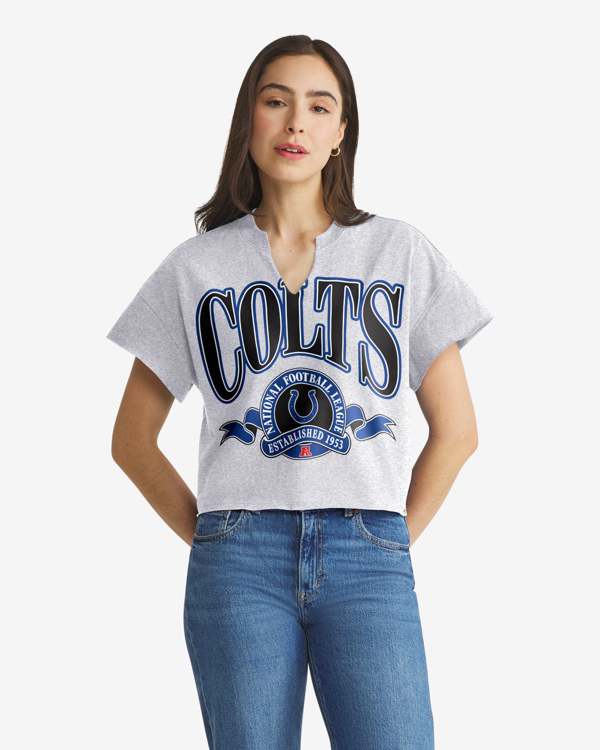 47-brand-headline-banners-out-tee-quartz-grey-damen image 1
