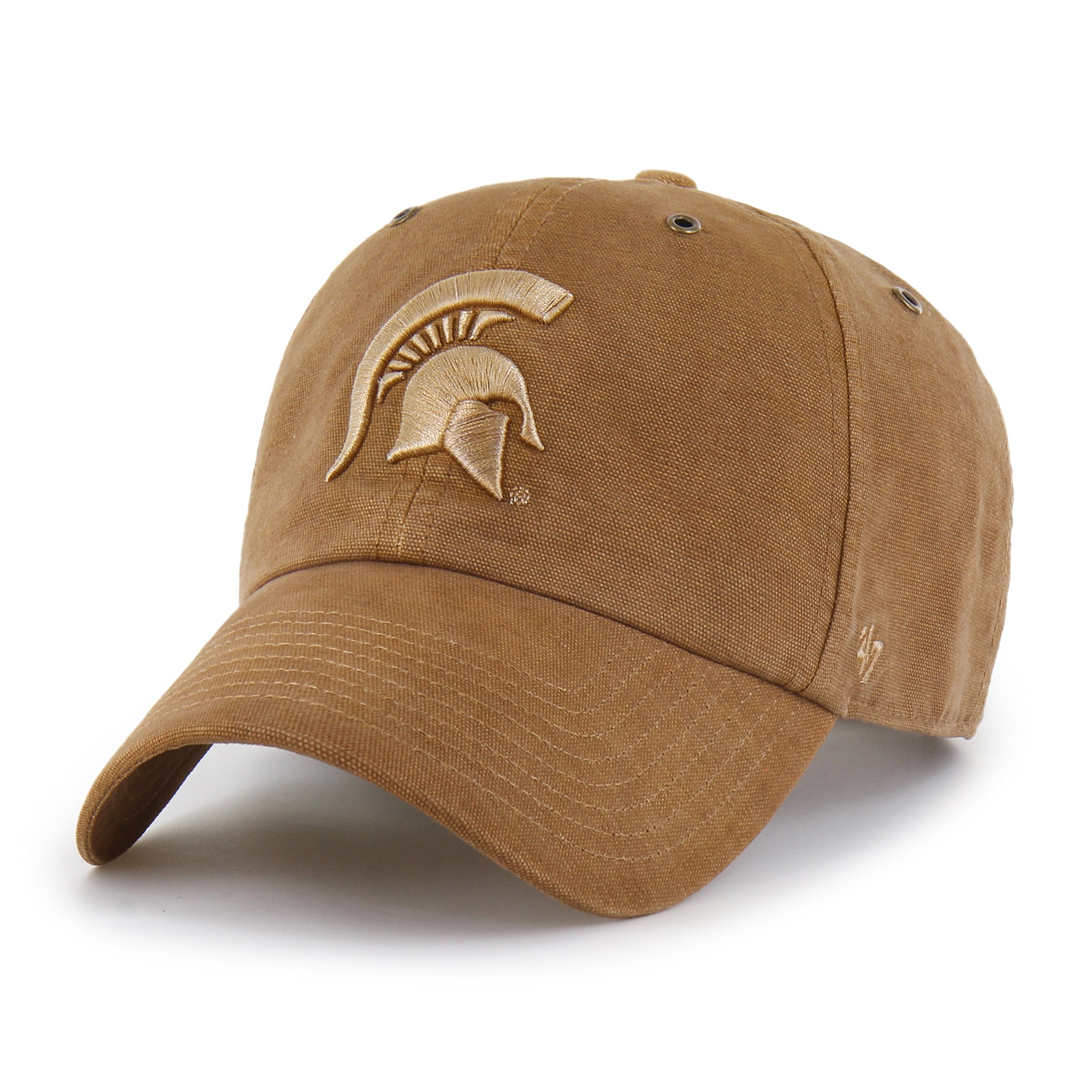 47-clean-up-michigan-state-spartans-cap-braun-carhartt-canvas image 4