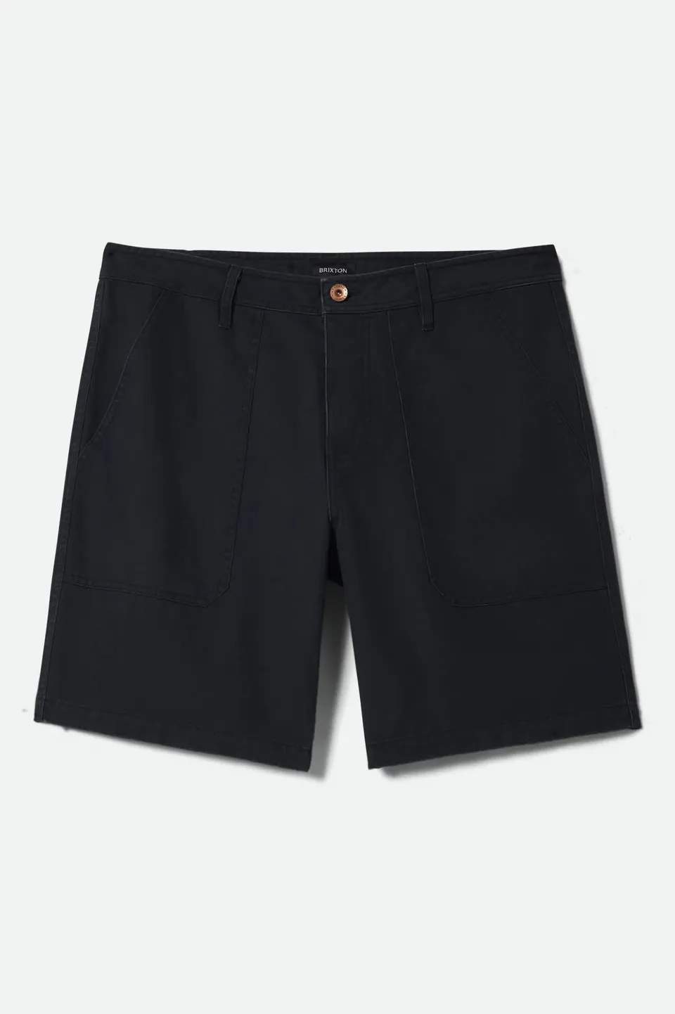 brixton-surplus-herringbone-short-washed-black image 1