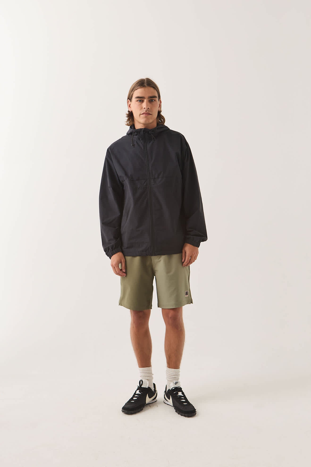 brixton-journey-zip-jacket-jacke-schwarz-ripstop-kapuze image 5
