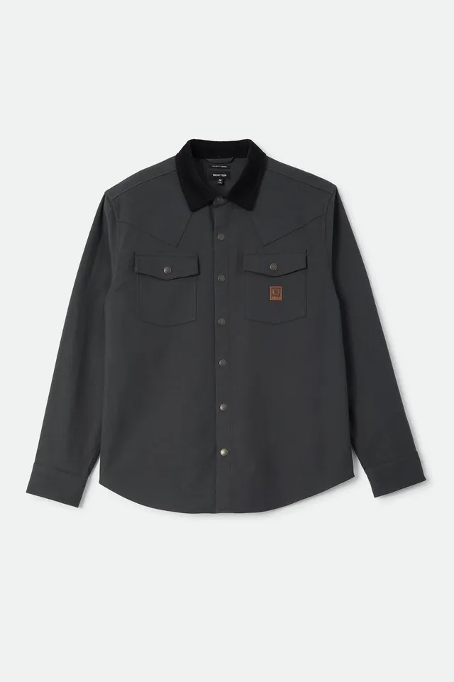 brixton-bowery-builders-ranch-performance-flannel-flanellhemd-schwarz image 1