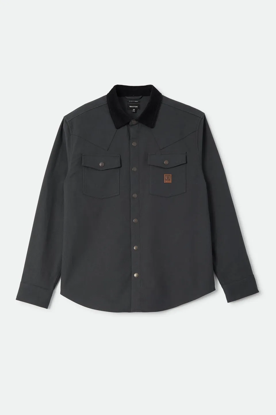 brixton-bowery-builders-ranch-performance-flannel-flanellhemd-schwarz image 1