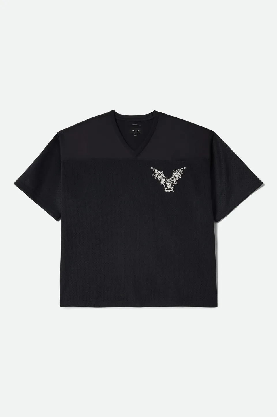 brixton-baggy-mesh-practice-jersey-trikot-black-white-chippa image 1