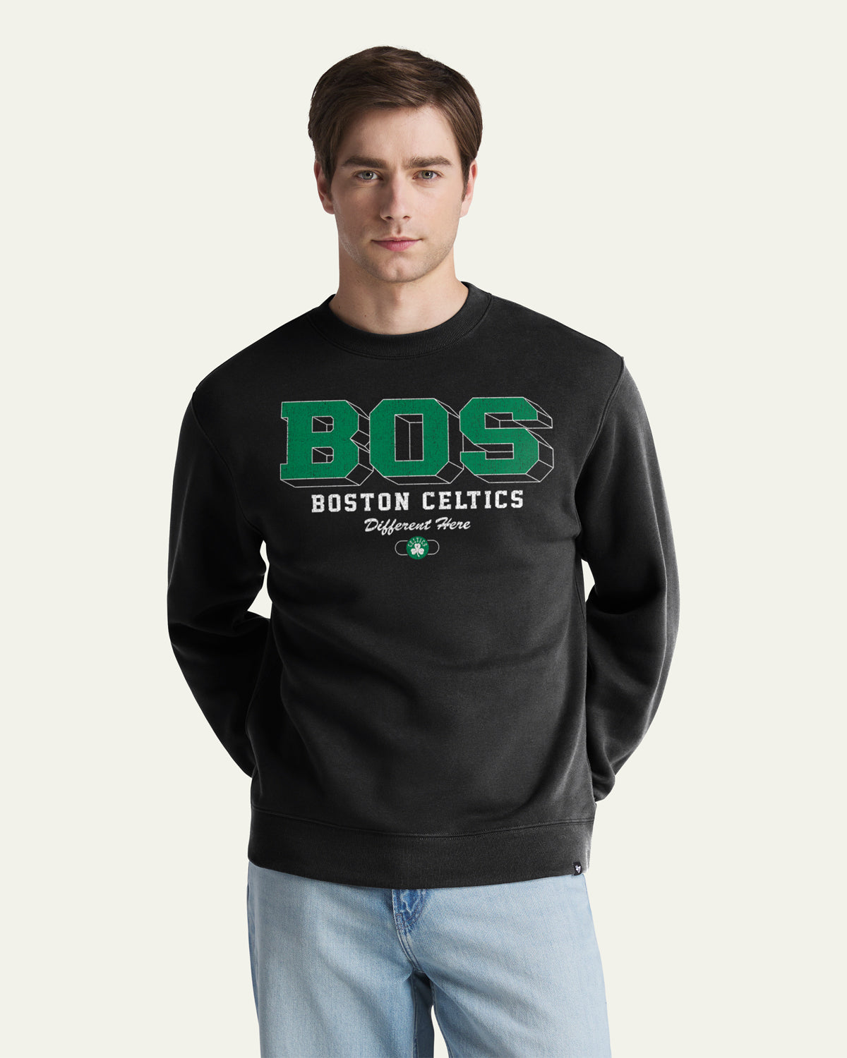 47-everyday-crew-boston-celtics-sweatshirt-schwarz image 1