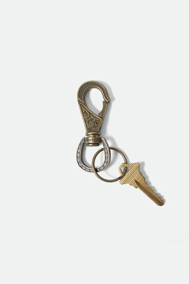 brixton-scroll-schl-sselanh-nger-antique-bronze-nylon image 1