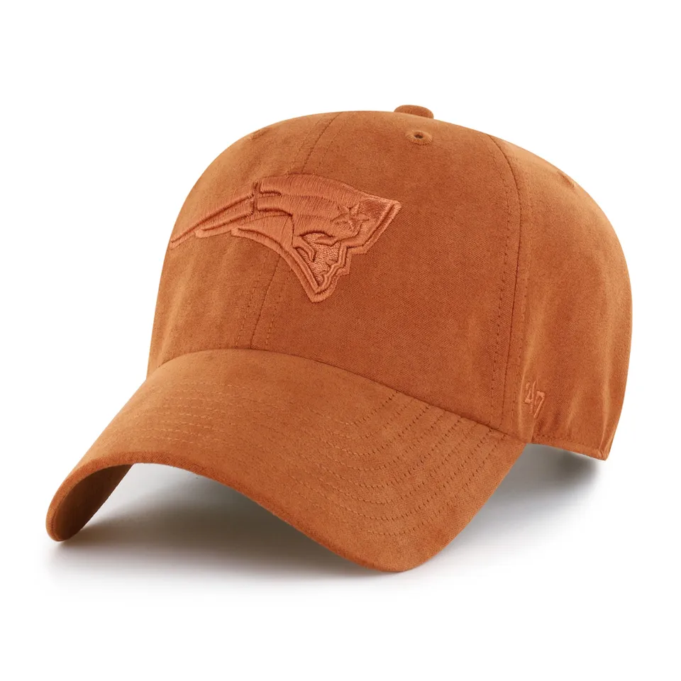 47-brand-patriots-clean-up-cap-burnt-orange-suede-verstellbar image 1