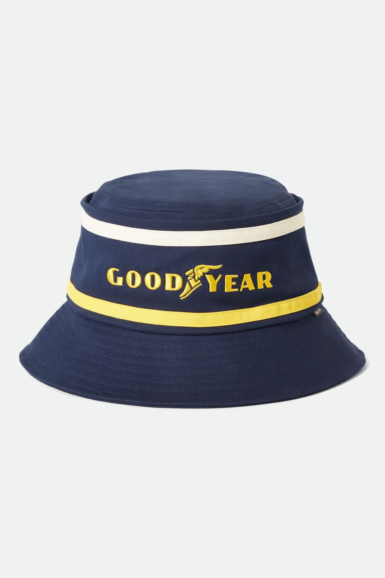 brixton-goodyear-service-bucket-hat-navy-fischerhut image 4