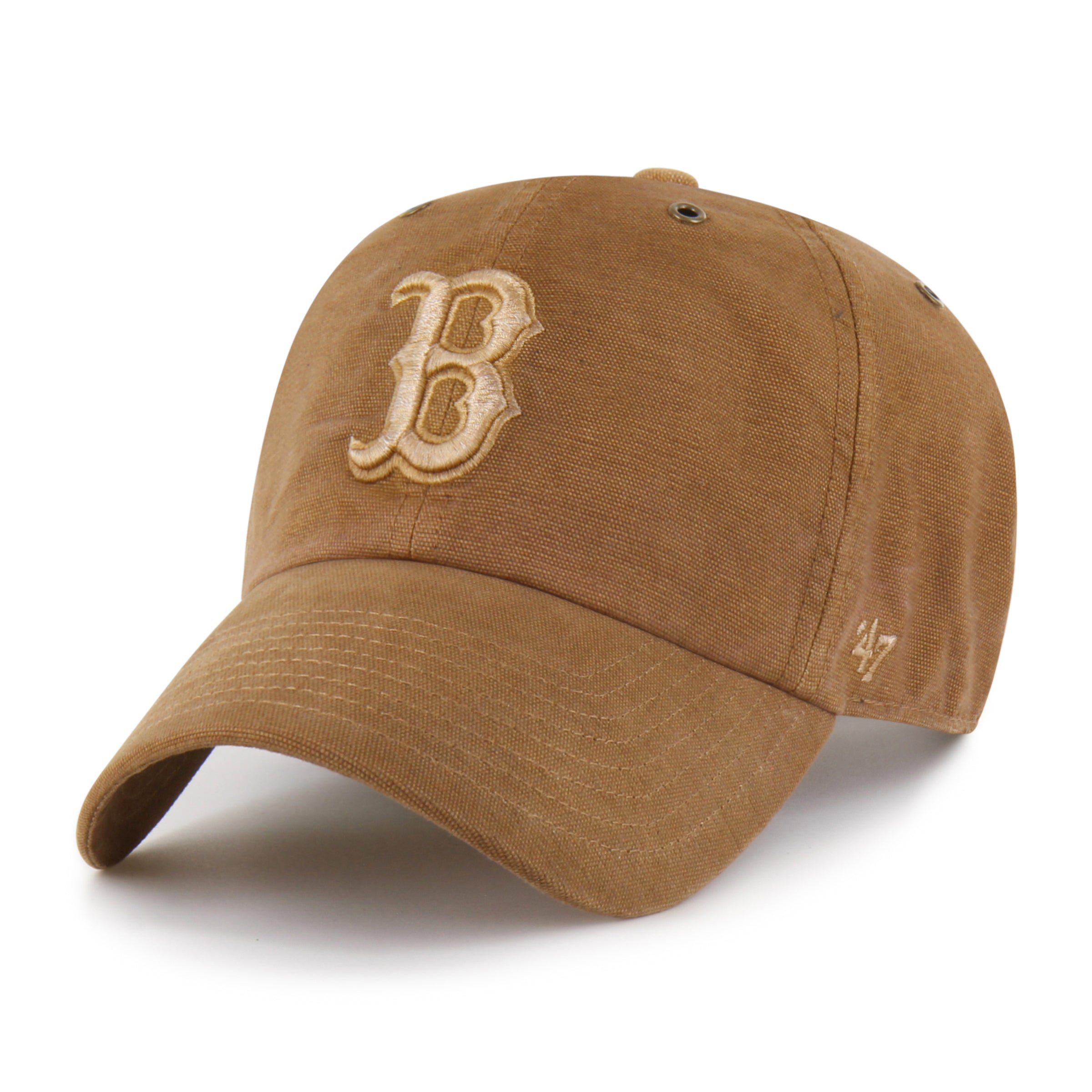 47-clean-up-boston-red-sox-cap-braun-carhartt-canvas image 4