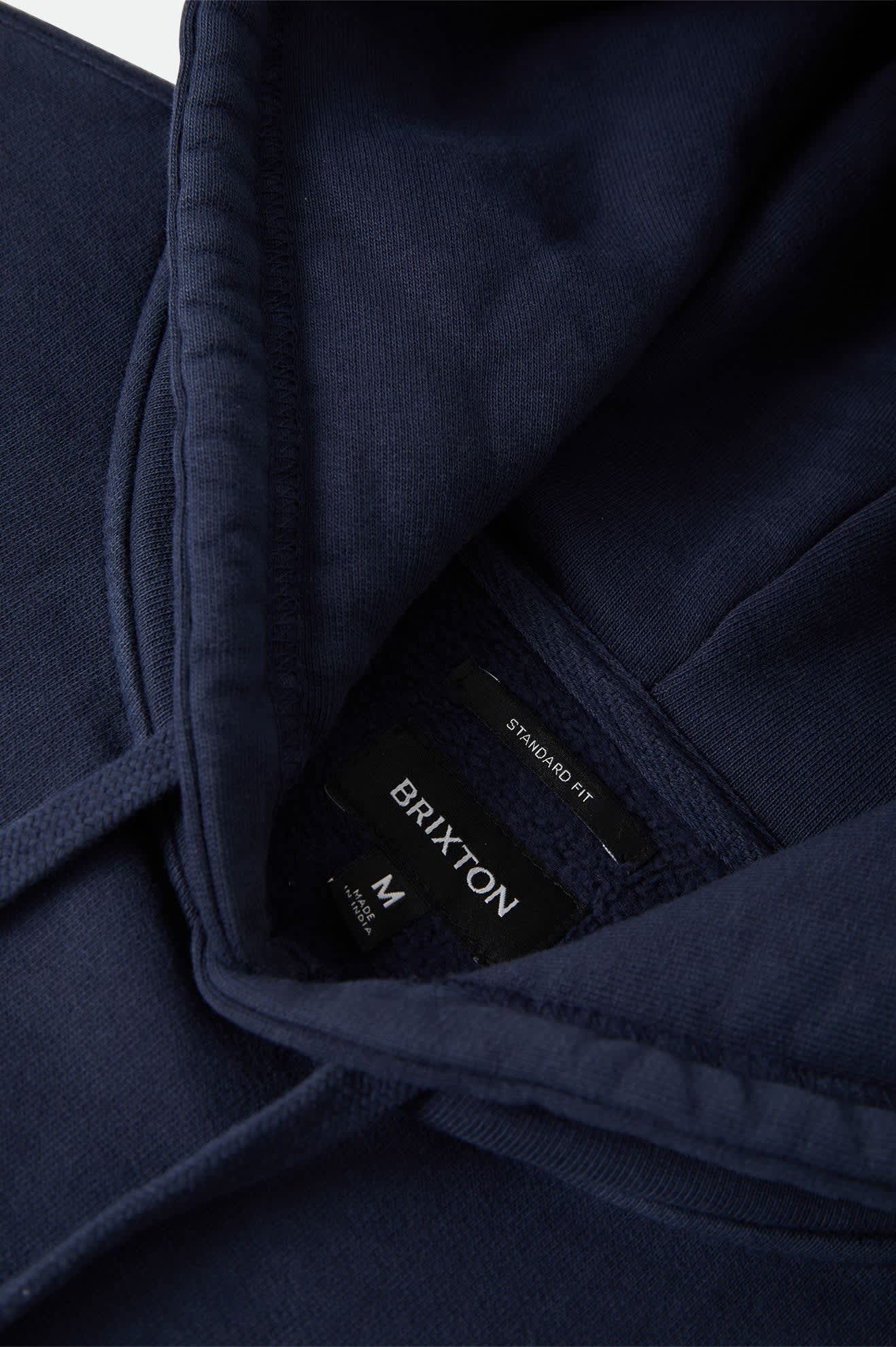 brixton-baseline-hood-fleece-washed-navy-vintage-wash image 6