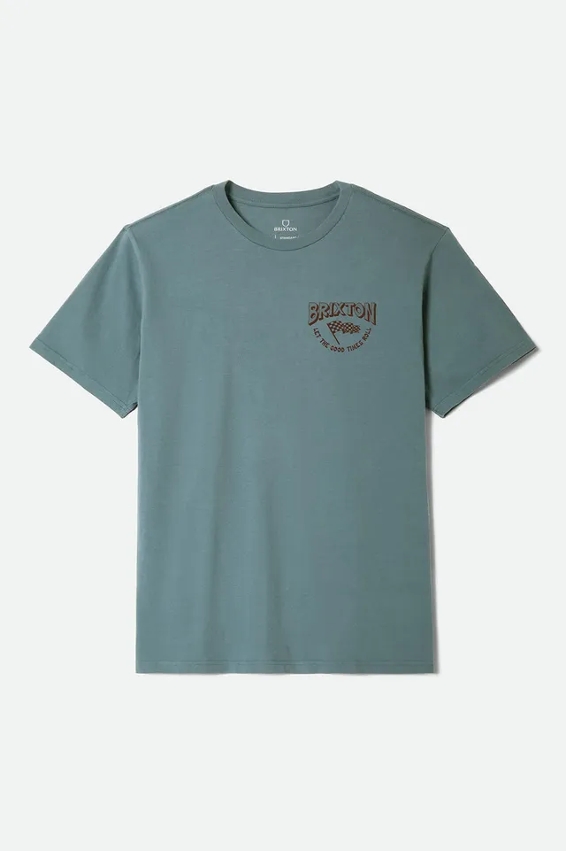 brixton-garnet-standard-t-shirt-ocean-breeze-grafik image 1