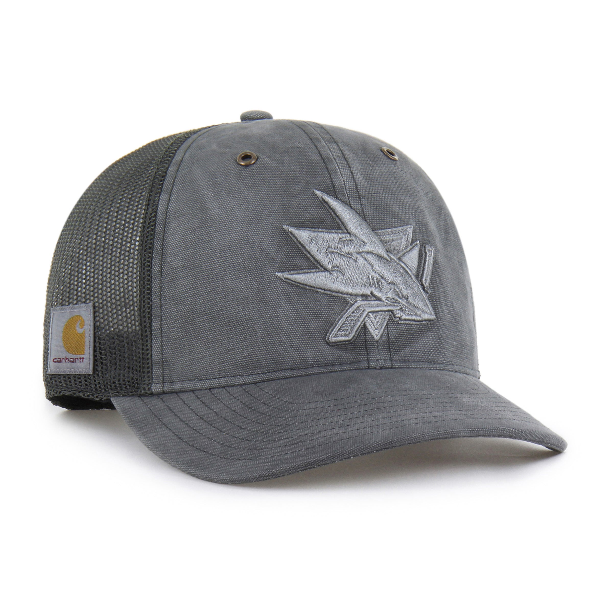 47-brand-47-trucker-san-jose-sharks-cap-carhartt-shadow image 1
