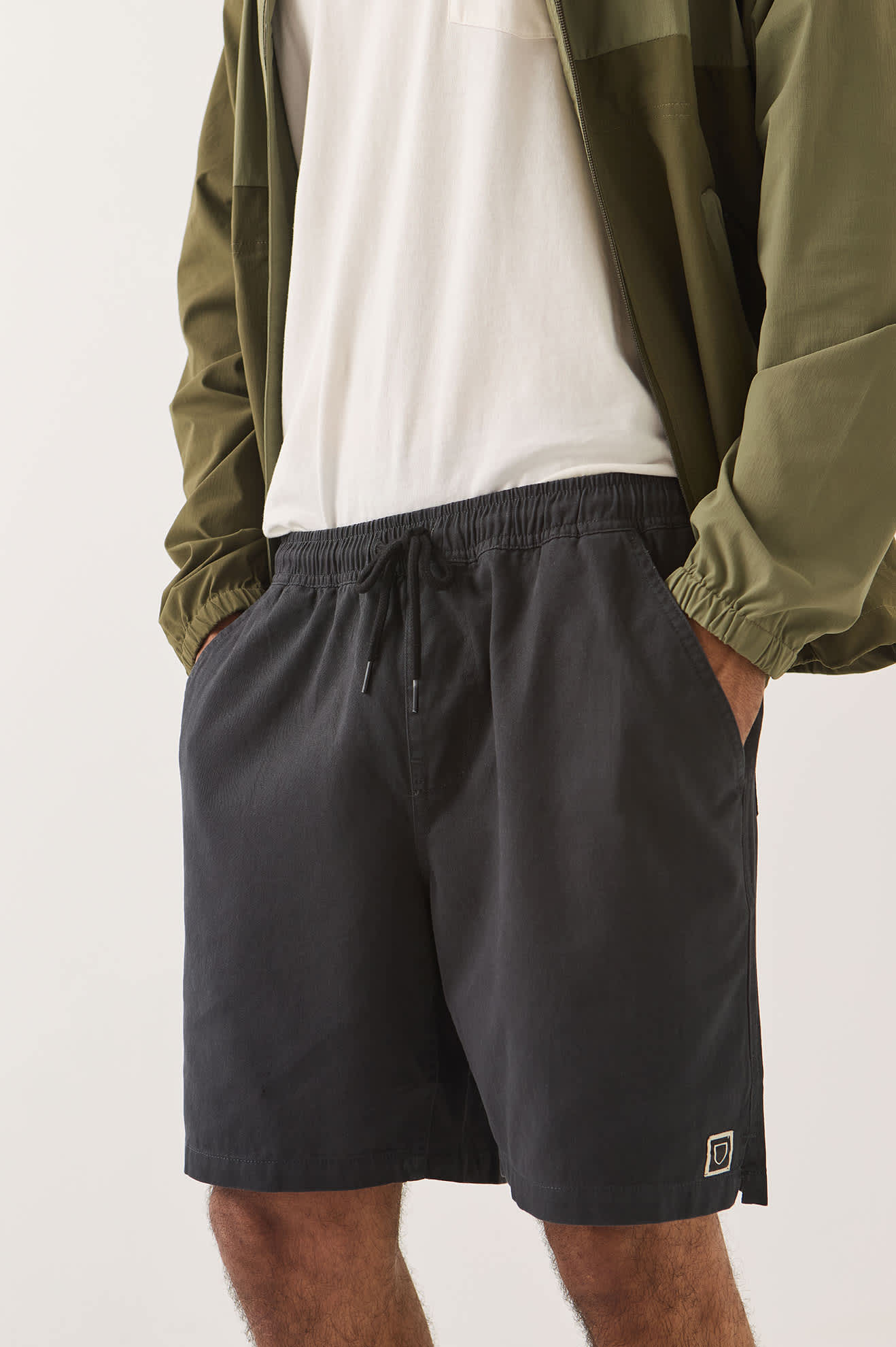 brixton-everyday-vintage-wash-short-black-baumwolle image 3