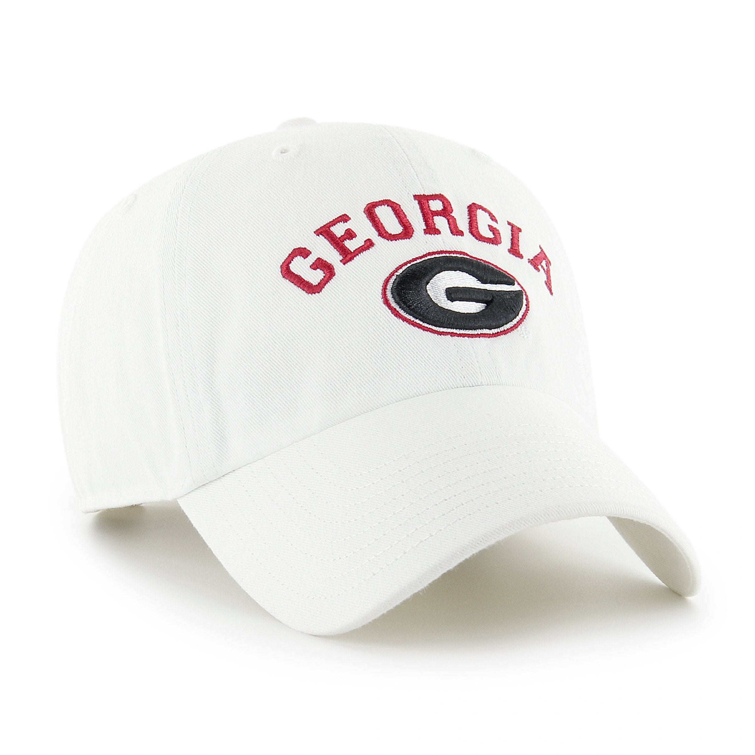 47-clean-up-georgia-bulldogs-cap-white-arch-stick image 3