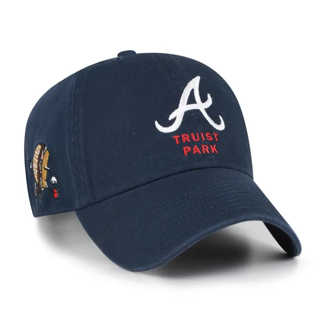 47-clean-up-atlanta-braves-bite-zone-cap-navy-baumwolle image 1