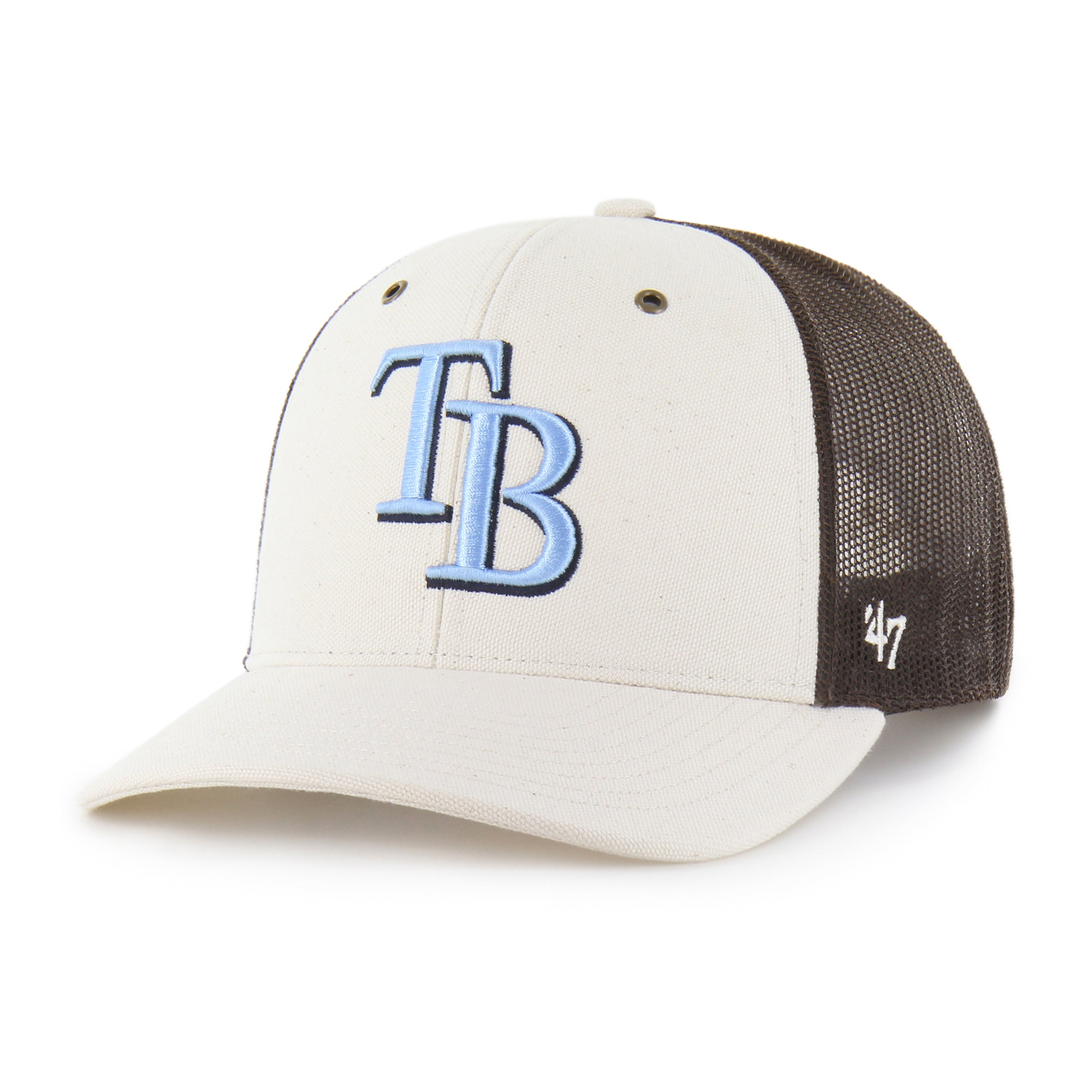 47-trucker-tampa-bay-rays-carhartt-trucker-cap-natural image 1