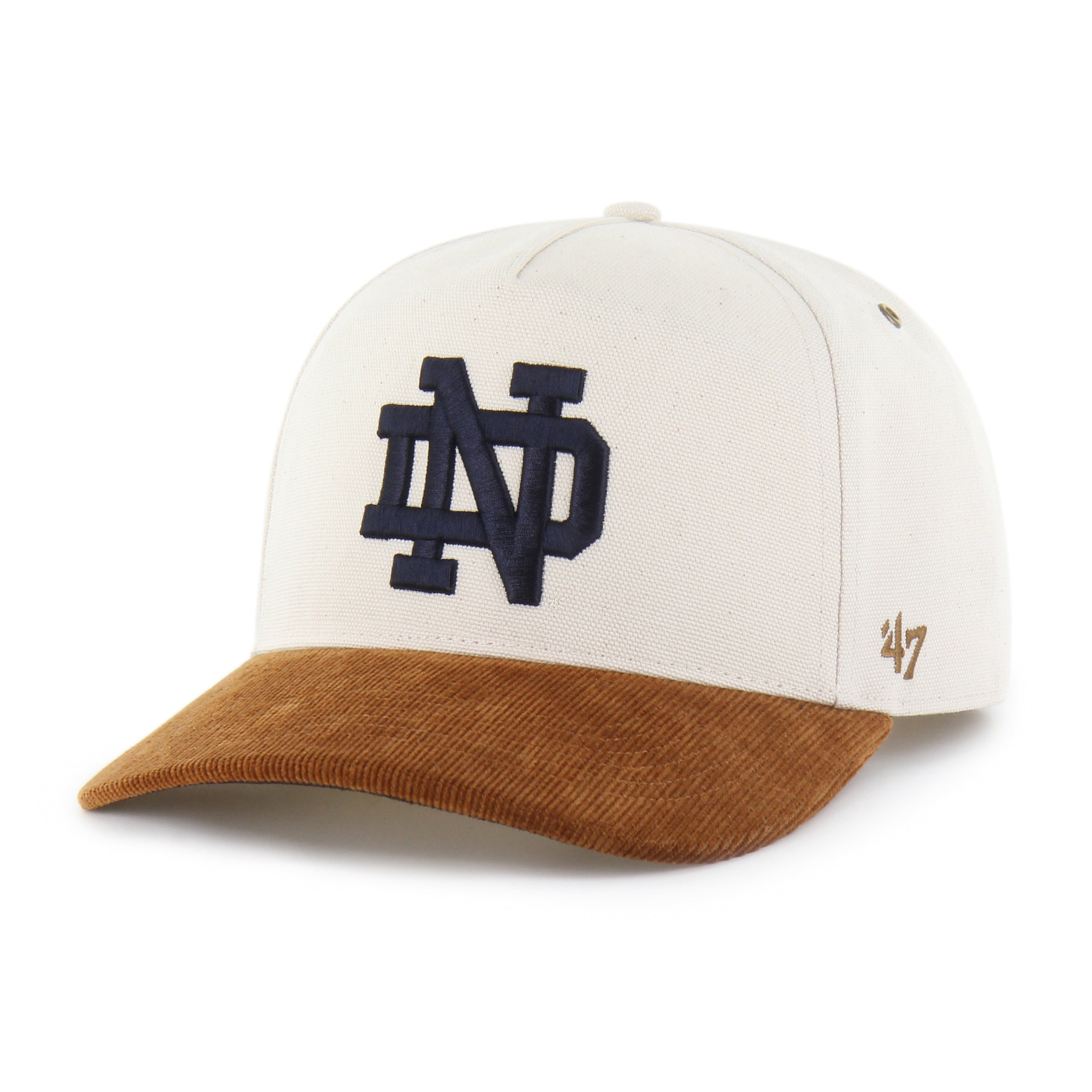 47-brand-notre-dame-hitch-carhartt-cap-natural-snapback image 1