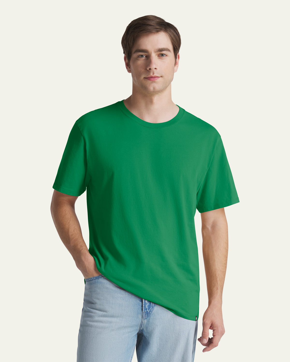 47-foundation-tee-basics-t-shirt-kelly-herren-baumwolle image 1