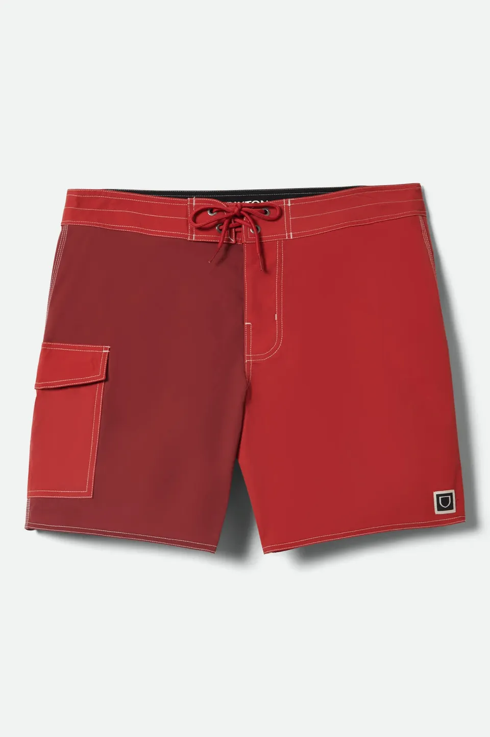 brixton-classic-trunk-17-boardshorts-adrenaline-rush-robust-red image 1