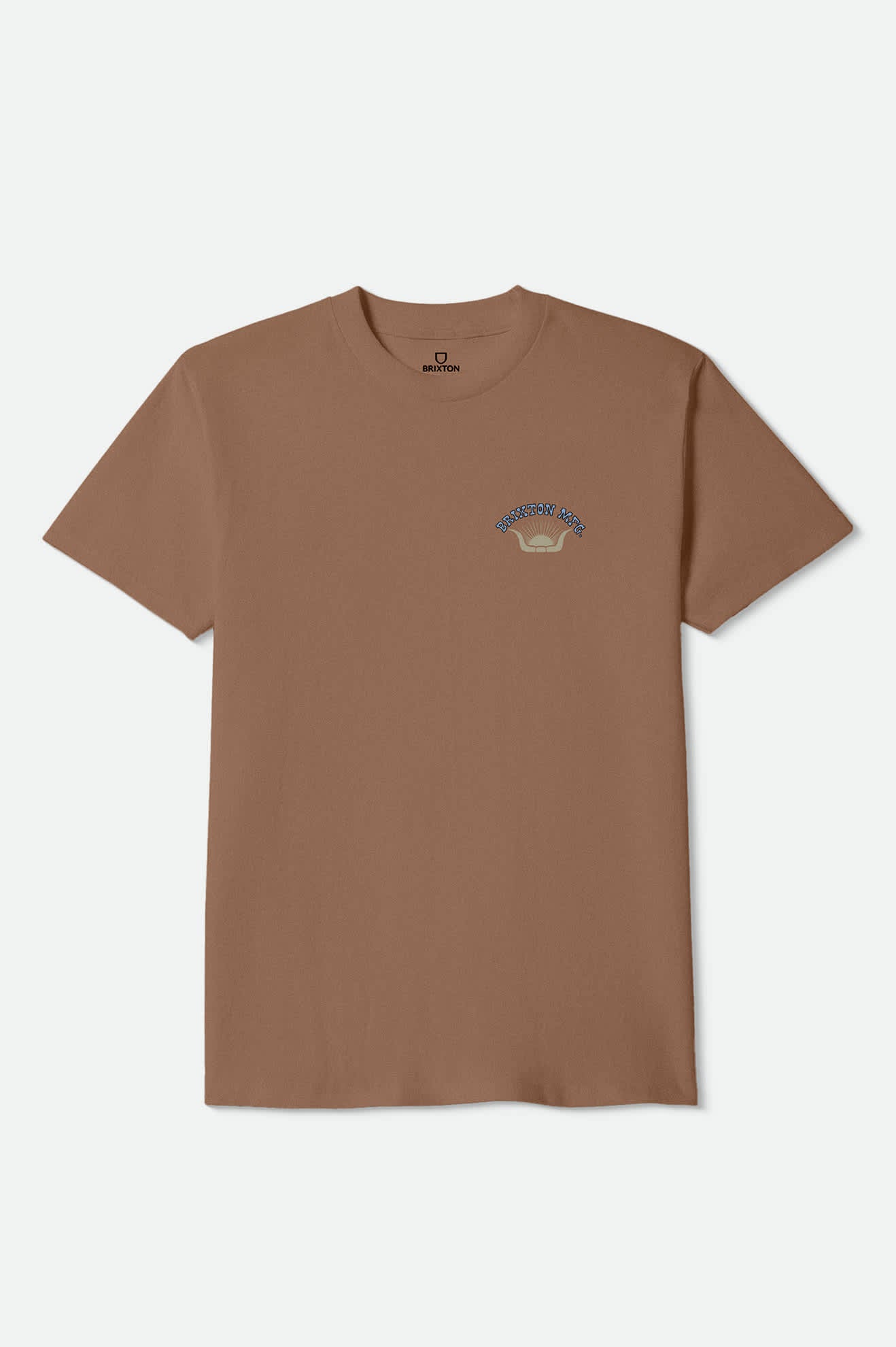 brixton-stirrup-standard-t-shirt-brown-sugar-western image 1