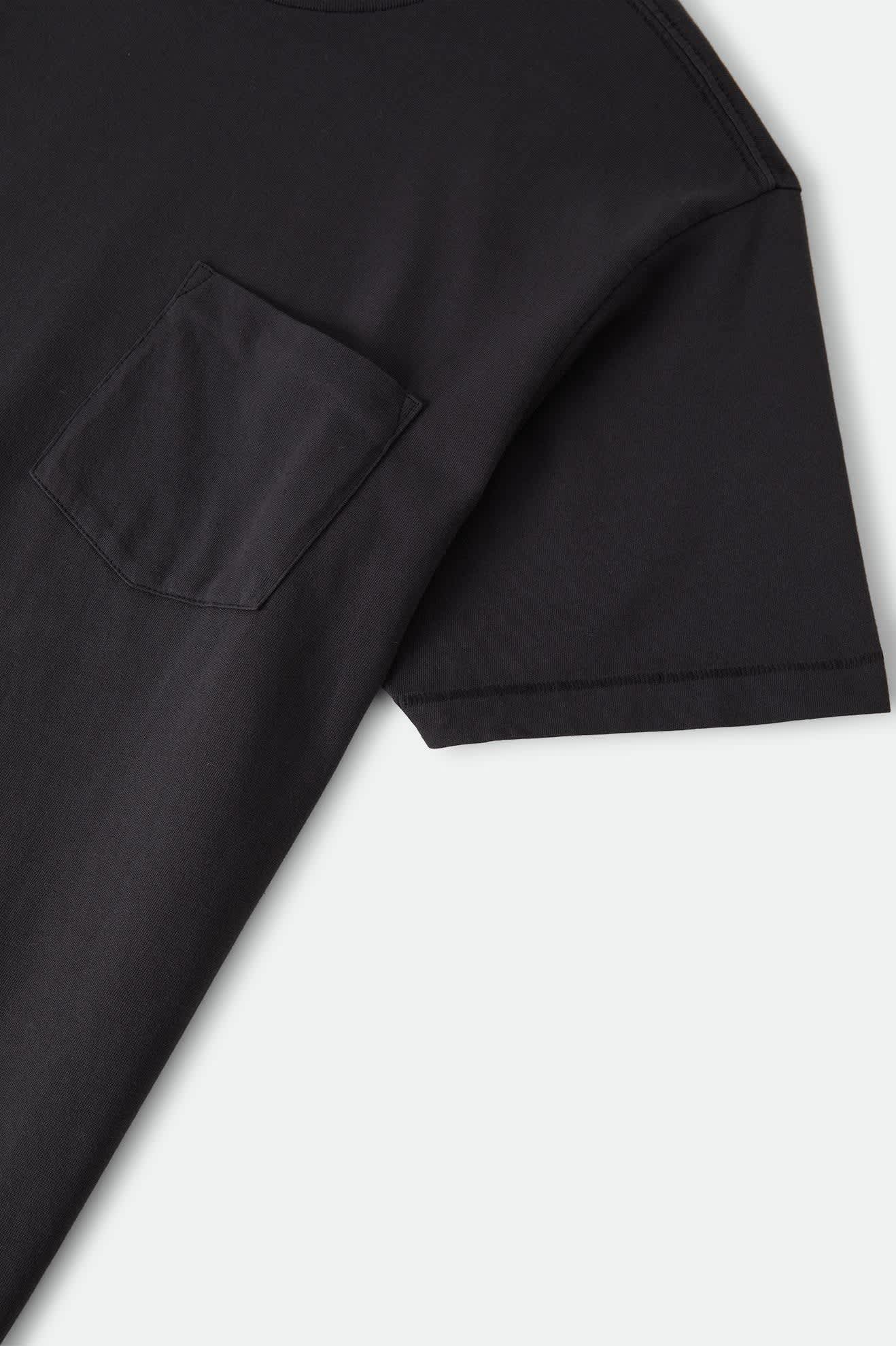 brixton-baseline-pocket-t-shirt-schwarz-baumwolle image 8