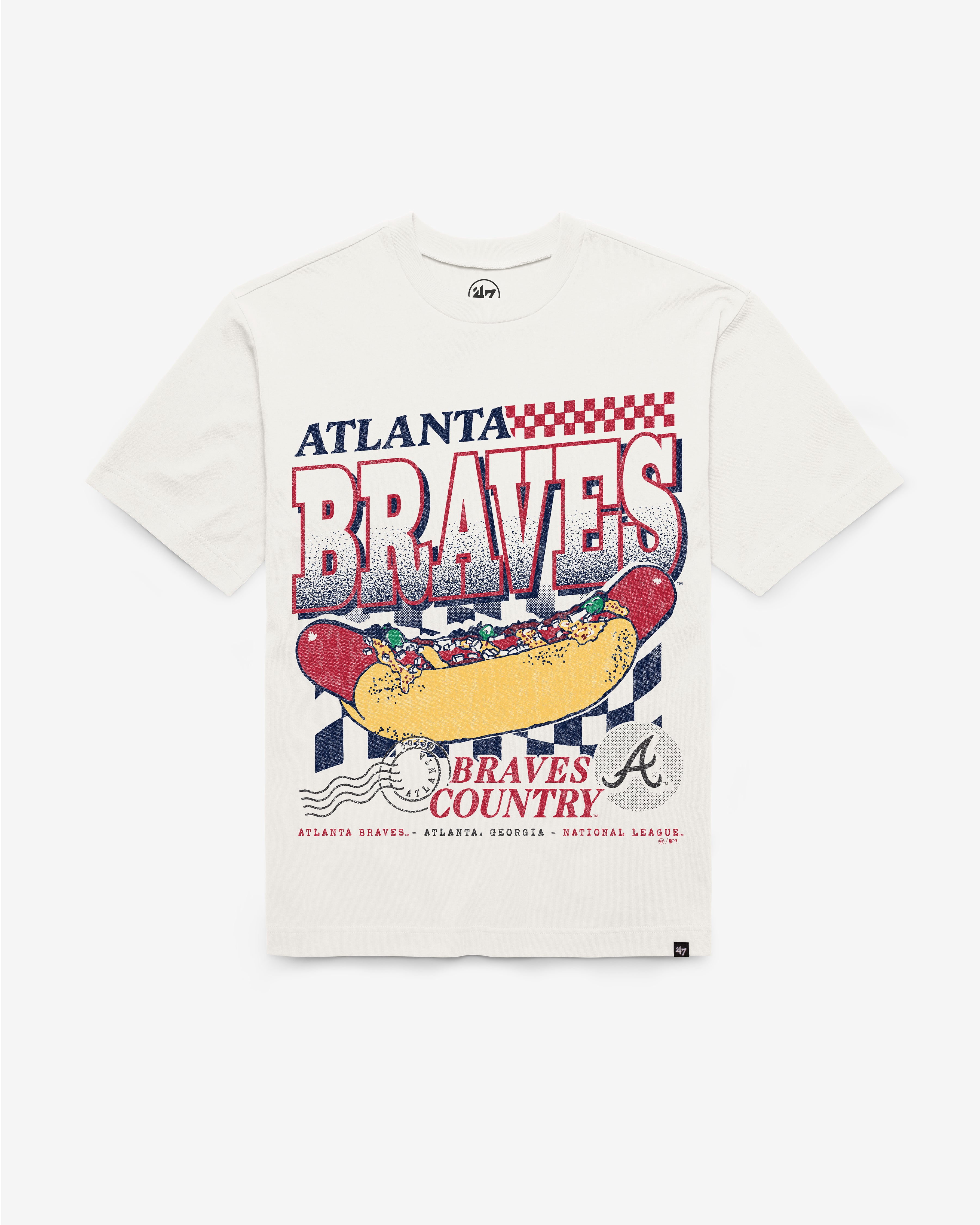 47-foundation-tee-atlanta-braves-on-the-grill-t-shirt-sandstone image 1