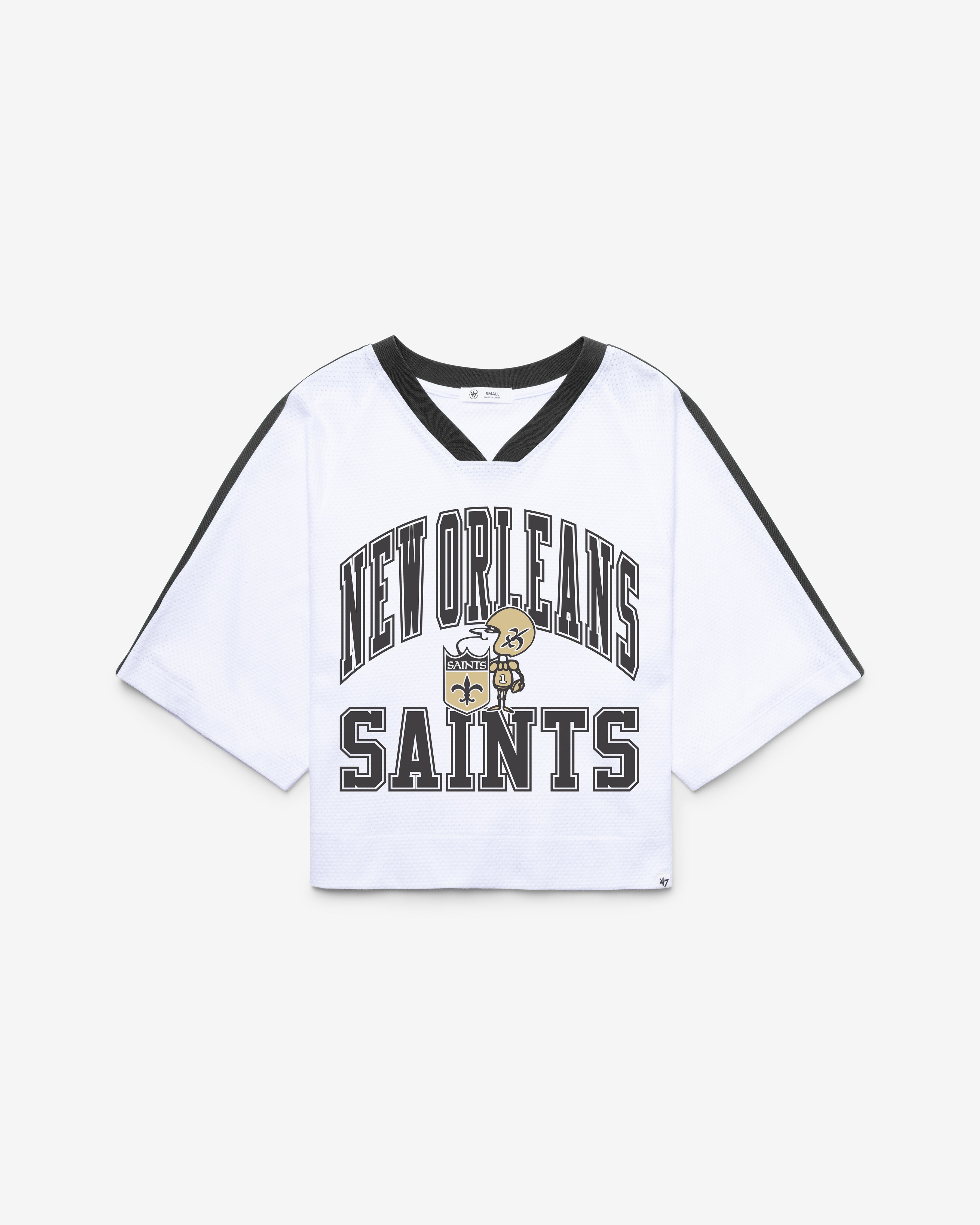 47-raglan-jersey-new-orleans-saints-shirt-wei-cropped-damen image 1
