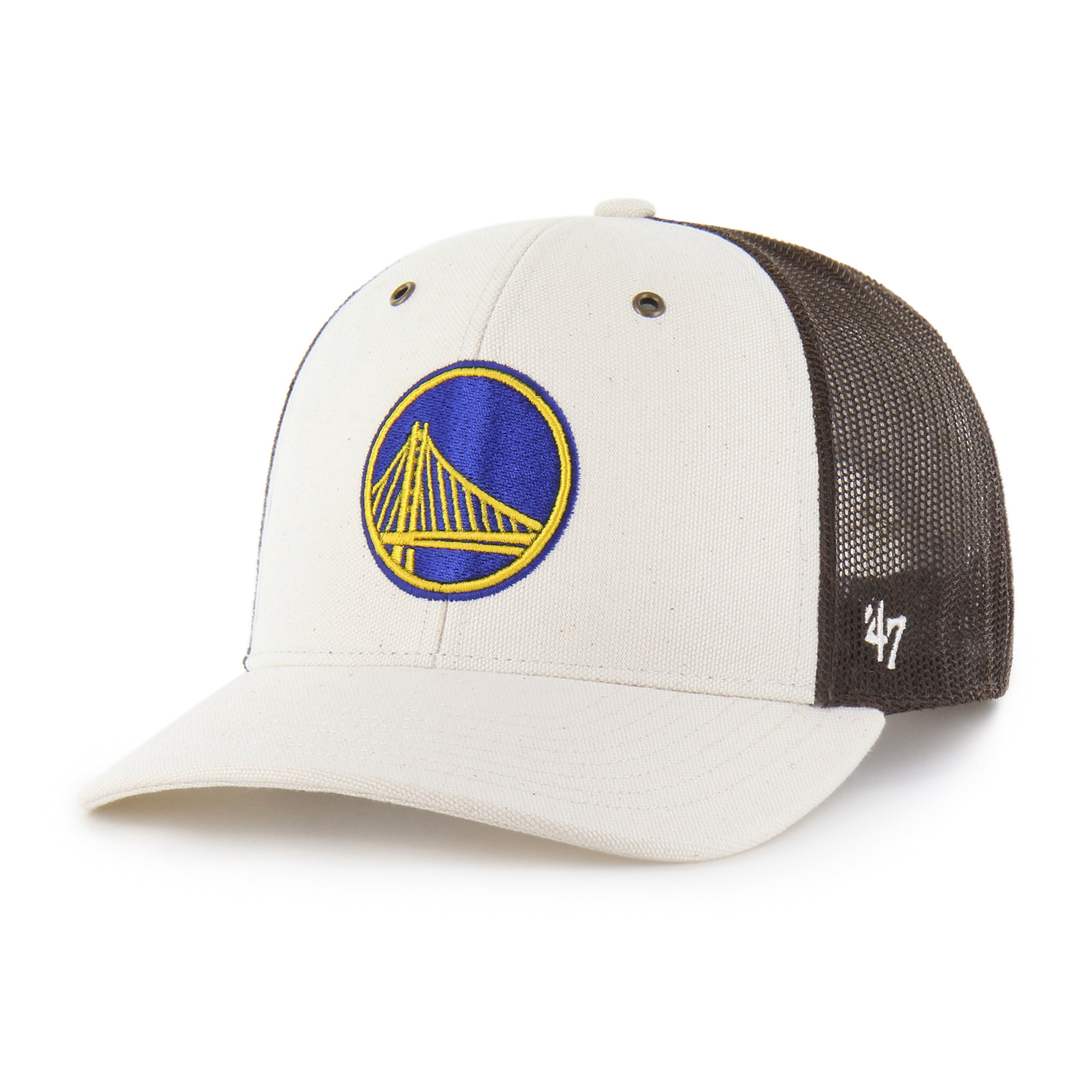 47-brand-47-trucker-golden-state-warriors-cap-natural-osf image 1