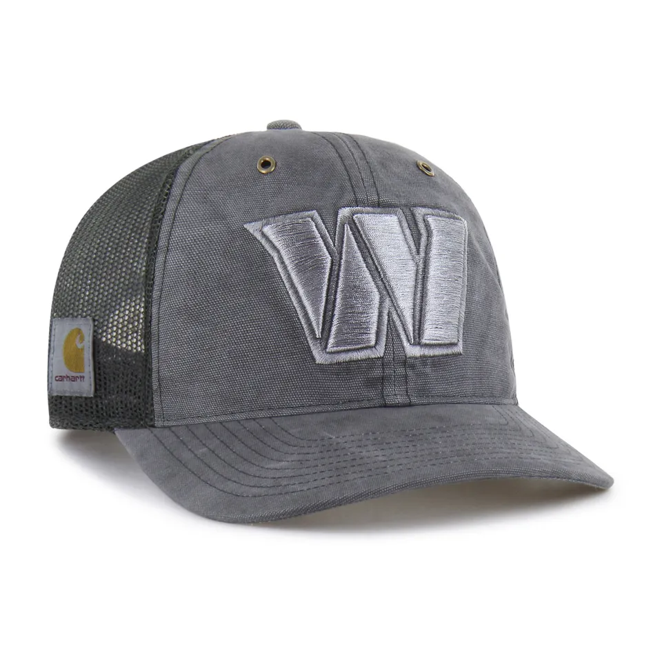 47-brand-washington-commanders-carhartt-trucker-cap-schwarz-snapback image 1