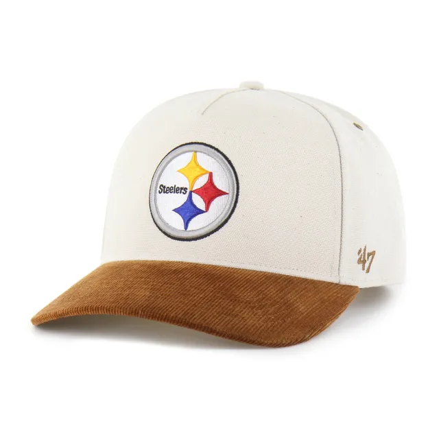 47-hitch-pittsburgh-steelers-cap-natural-snapback image 1