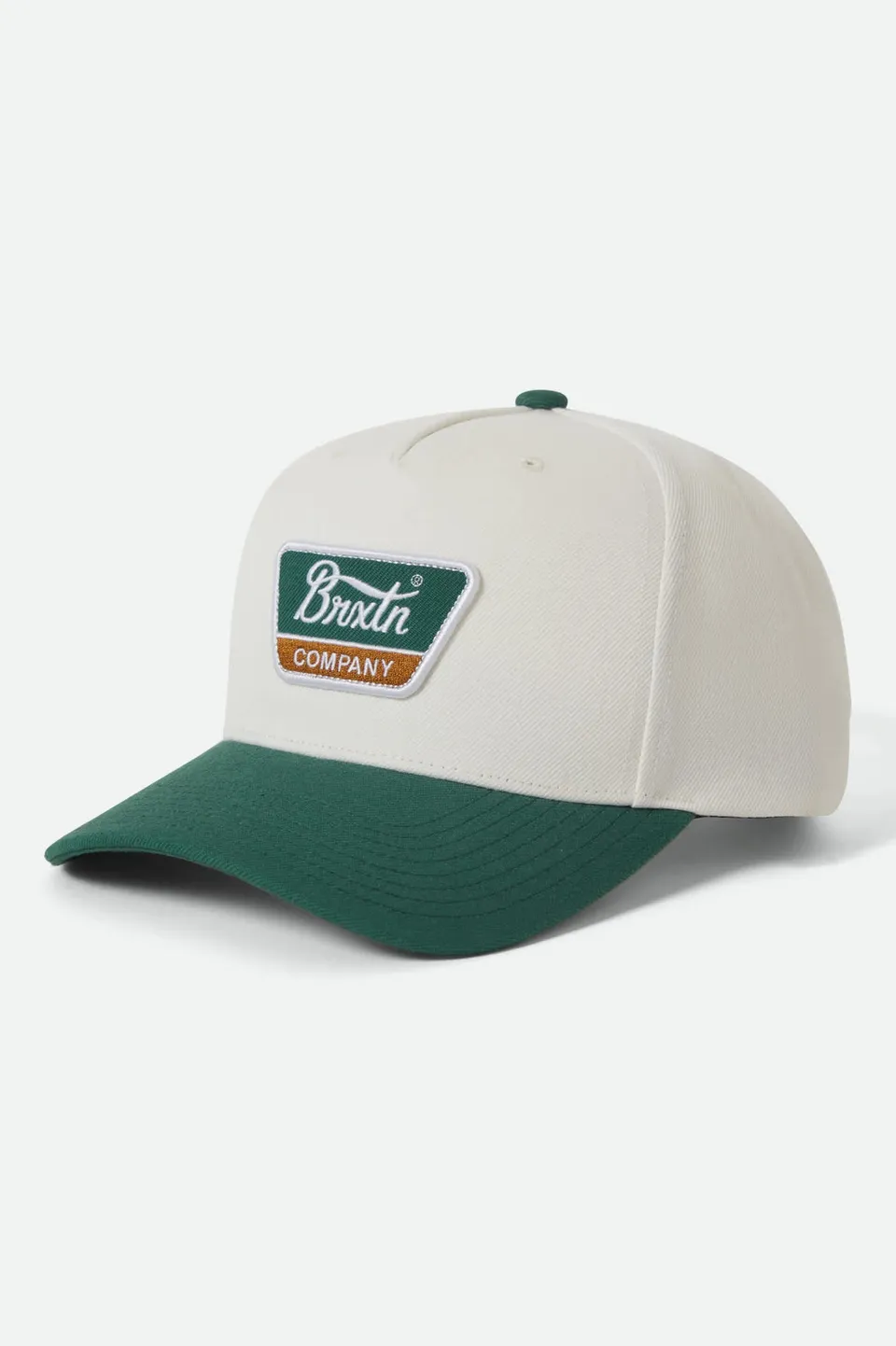 brixton-linwood-netplus-snapback-cap-off-white-primal-green-verstellbar image 1